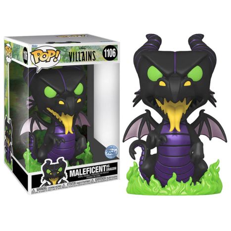 FUNKO POP Maléfica en Dragón 1106 Disney Villanos Edición Especial