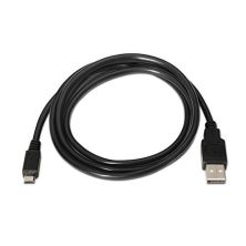 Cable USB 2.0 Tipo A/M a Micro USB B/M - 3 m · Negro