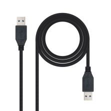 Cable USB 3.0 Tipo A/M a USB Tipo A/M - 1 m · Negro
