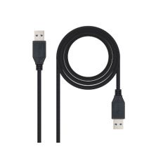 Cable USB 3.0 Tipo A/M a USB Tipo A/M - 3 m · Negro
