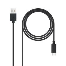 Cable USB 2.0 Tipo C/M a USB Tipo A/M - 3 m · Negro