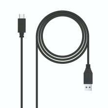 Cable USB 3.1 Tipo C/M a USB Tipo A/M - 1.5m · Negro