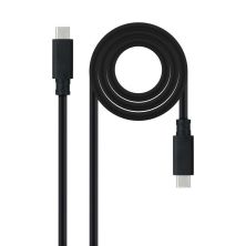 Cable USB 3.1 Tipo C/M a USB Tipo C/M - 1.5m · Negro