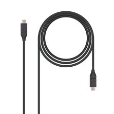 Cable USB 3.1 GEN2 USB Tipo C/M a USB Tipo C/M - 1 m · Negro