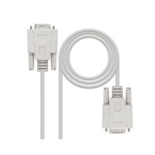 Cable Serie Modem DB9/M a DB9/H - 6.0 m · Beige