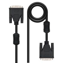 Cable DVI Dual Link 24+1 M a DVI/M - 3 m · Negro