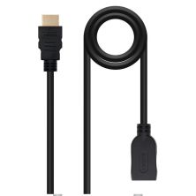 Cable HDMI Tipo A/M a HDMI Tipo A/H - 2 m · Negro