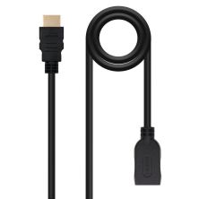 Cable Prolongador HDMI V1.3, A/M a HDMI A/H - 3 m · Negro