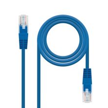 Cable de Red Latiguillo RJ45 Cat 5E UTP - 0.5 m · Azul