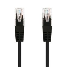 Cable de Red Latiguillo RJ45 Cat 5E UTP - 10 m · Negro