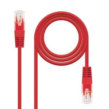 Cable de Red Latiguillo Cruzado RJ45 Cat 5E UTP - 3 m · Rojo