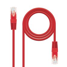 Cable de Red Latiguillo Cruzado RJ45 Cat 5E UTP - 10 m · Rojo