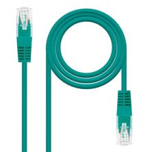 Cable de Red Latiguillo RJ45 Cat 6 UTP - 0.5 m · Verde