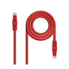 Cable de Red Latiguillo RJ45 LSZH Cat 6A UTP - 3 m · Rojo