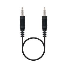 Cable de Audio Estéreo Jack 3.5mm-M a Jack 3.5mm-M - 1.5 m · Negro
