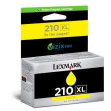 Cartucho Original LEXMARK 210XL Amarillo - 14L0177E