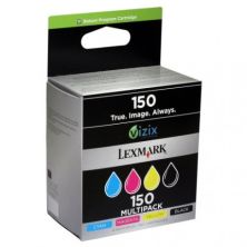 Pack Cartucho Original LEXMARK 150 BK+C+M+Y - 14N1910E