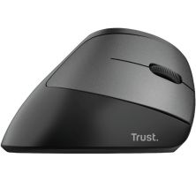 Ratón Inalámbrico Ergonómico TRUST Bayo Eco - USB 2.0 · 2400DPI · Batería Recargable · Negro