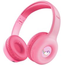 Auriculares Diadema Inalámbricos TRUST Nouna Kids - Infantiles · USB Tipo C · Jack 3.5mm · BT · Micrófono · Rosa