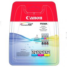 Cartucho Original CANON CLI521CMY PACK Tricolor - 2934B010