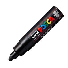 Marcador POSCA PC-7M - 4.5mm · 5.5mm · Negro · 6 Unidades