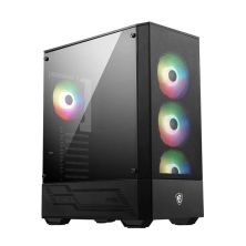 Caja Semitorre MSI Mag Forge 112R - ATX · Micro-ATX · Mini ITX · 2x3.5" · 3x2.5" · USB 3.2 · Negro