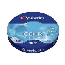 CD-R VERBATIM Datalife 43437 - 700MB · 52X · 10 unidades