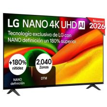 Televisor LG Nano - 65"  4K UHD · Smart TV · BT · HDMI · WiFi · Vesa 300x200
