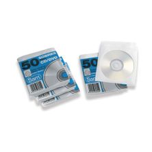 Sobres para CDS/DVD SAM  664897 - 90GR · 125x125 · 50 sobres · Blanco