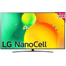 Televisor LG Nanocell 75NANO766QA - 75" · UHD 4K · USB · HDMI · WiFi · Negro