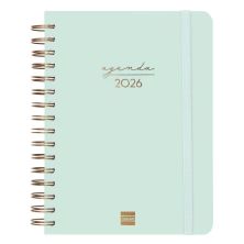 Agenda Anual 2026 FINOCAM 762040326 - A5 · Día página · Verde