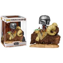 FUNKO POP The Mandalorian en Bantha 416 - Star Wars - 889698523738