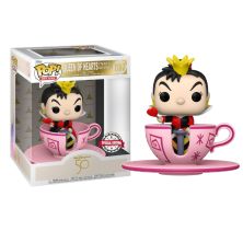 FUNKO POP Reina de Corazones en Taza de Té 1107 - Disney World 50th Edición Especial - 889698589635