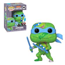 FUNKO POP Leonardo 56 - Tortugas Ninja 2 Art Series Edición Especial - 889698598910