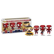 Pack 4 FUNKO POP Spider-Man y Doctor Strange - Spider-Man Edición Especial Brillante en la Oscuridad - 889698691475
