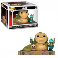 FUNKO POP Jabba the Hut y Salacious B. Crum 611 - Star Wars El Retorno del Jedi Moment - 889698707428