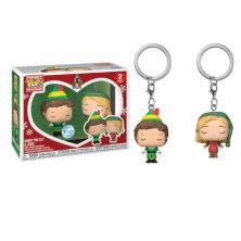 Pack 2 Llaveros POCKET POP Buddy y Jovie Elf Edición Especial - 889698739214