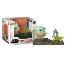 FUNKO POP Grogu con Rana 720 - Star Wars - 889698800006