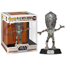 FUNKO POP IG-12 con Grogu 720 - Star Wars - 889698800013