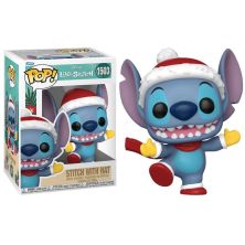 FUNKO POP Stitch con Gorro y Guantes 1503 - Lilo y Stitch - 889698800372