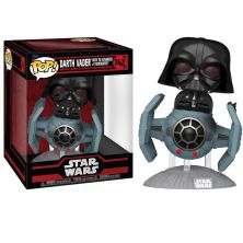 FUNKO POP Darth Vader con Tie Advanced X1 Starfighter 742 - Star Wars - 889698807692