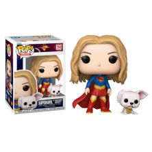 FUNKO POP Supergirl con Puppy Krypto 633 - DC Comics - 889698908016