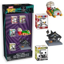 BITTY POP Sally, Zero y Jack Skellington - Set Pesadilla Antes de Navidad - 889698917612