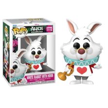 FUNKO POP Conejo Blanco con Trompeta 1772 - Alicia en el País de las Maravillas - 889698937832