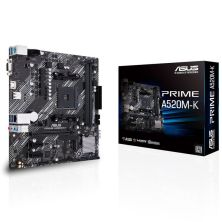 Placa Base ASUS Prime A520M-K 90MB1500-M0EAY0 - Zócalo AM4 - AMD Ryzen · DDR4 · mATX