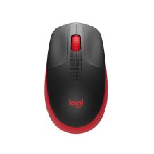 Ratón Inalámbrico LOGITECH M190 - USB · 1000DPI · Negro/Rojo