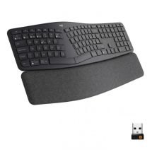 Teclado Inalámbrico LOGITECH Ergo K860 920-010105 - BT 5.0 · USB · 10m · Ergonómico · Negro Grafito