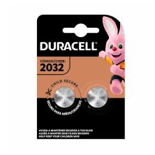 Pack 2 Pilas Botón DURACELL CR2032 - 3V