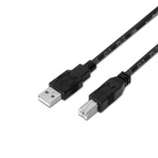 Cable para Impresora USB 2.0 Tipo B/M a USB Tipo A/M - 4.5m · Negro