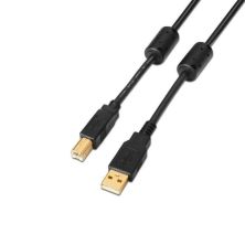 Cable para Impresora USB 2.0 Tipo B/M a USB/M - 5m · Negro